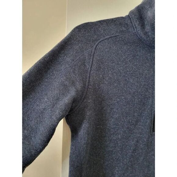 Patagonia Women Better Sweater Fleece Lined Navy pullover in Sz M 1/4 Zip - Picture 6 of 10